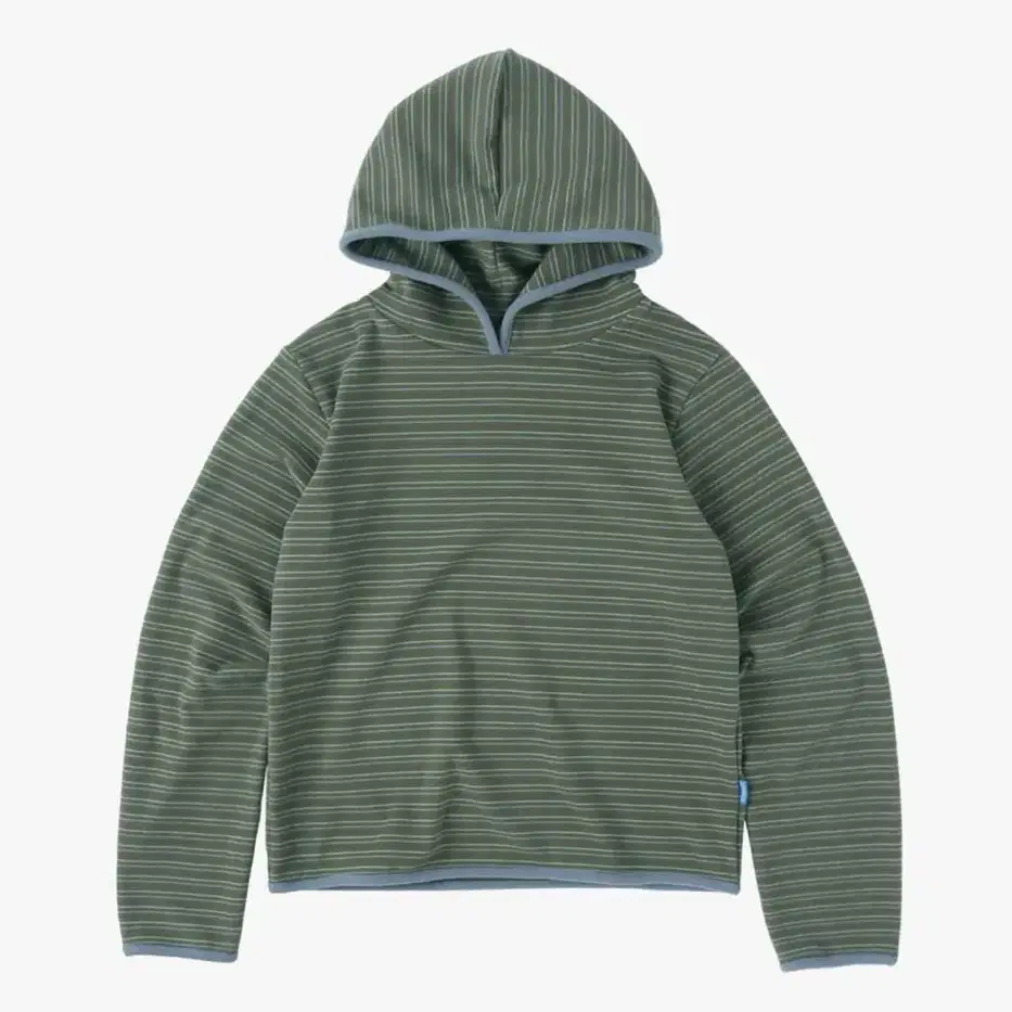 써넥트 Stripe Taped Hoodie - Moss