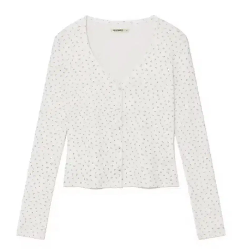 글로니 아일렛 가디건 PROVINCE EYELET CARDIGAN