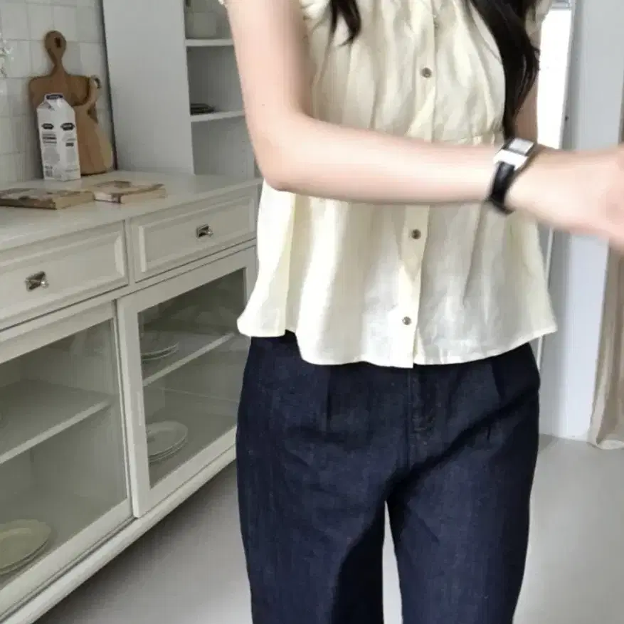 마리노이 마켓 mou blouse