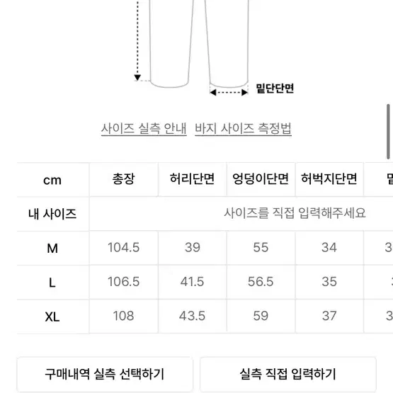 위켄더스 워크데님 팬츠