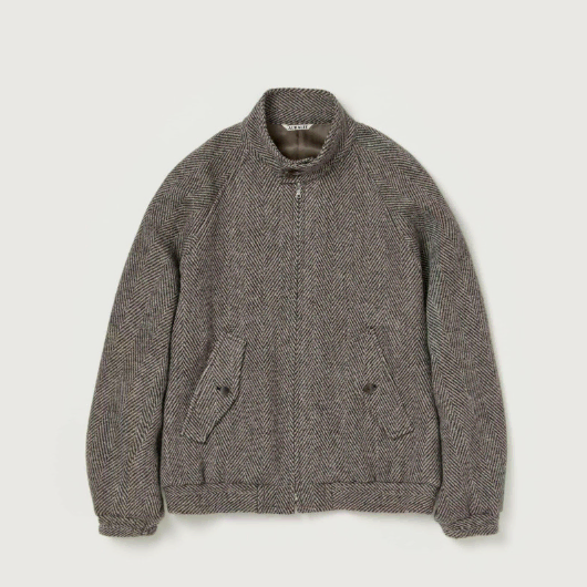 오라리 LAMA SHETLAND WOOL BLOUSON 블루종 24AW