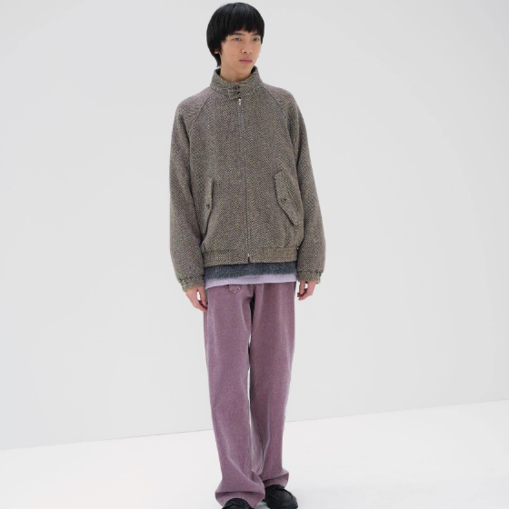 오라리 LAMA SHETLAND WOOL BLOUSON 블루종 24AW