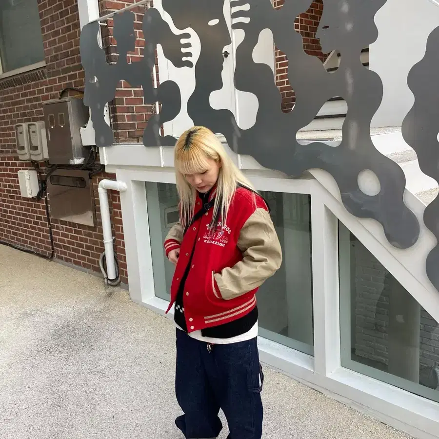 (빈티지) American club old varsity jacket