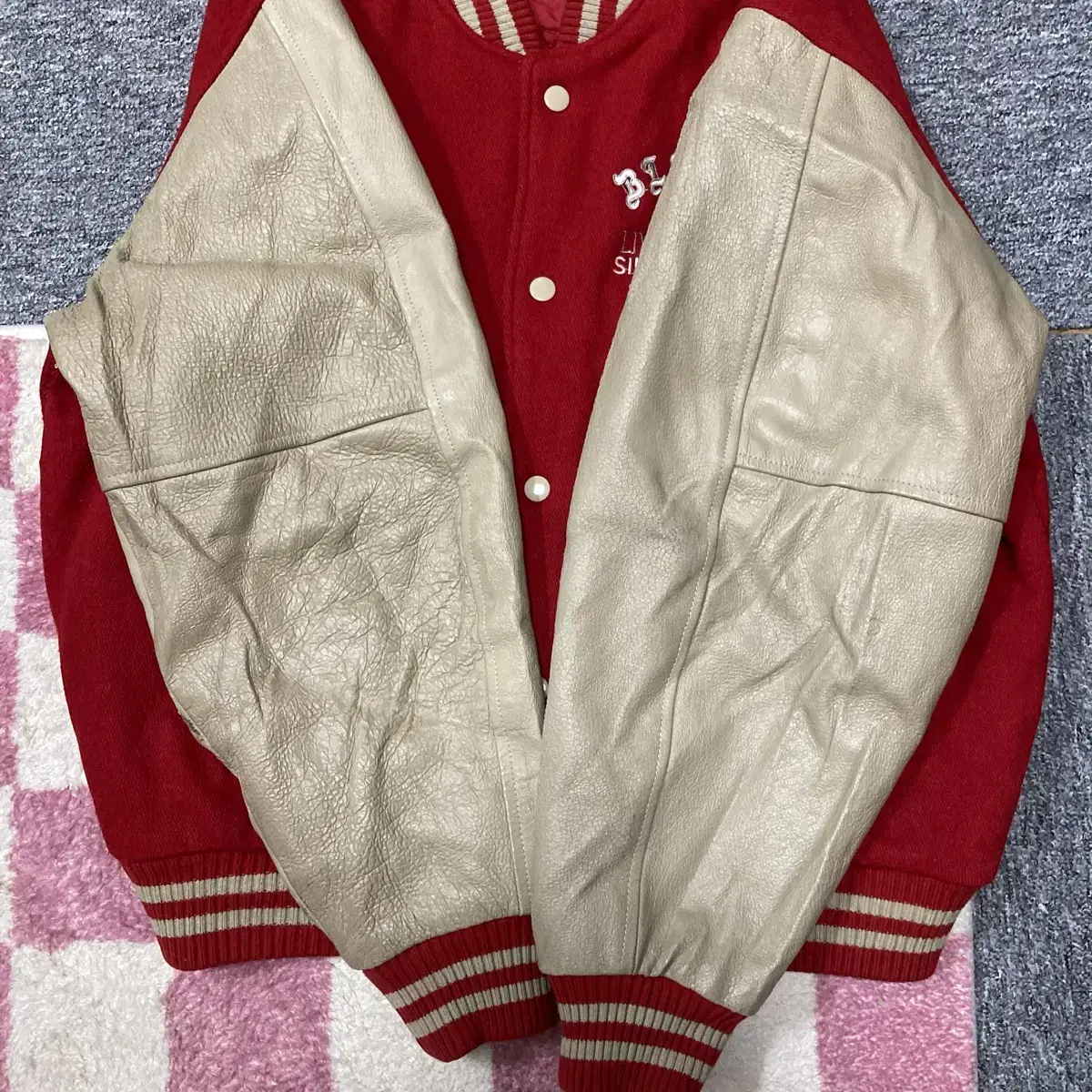 (빈티지) American club old varsity jacket