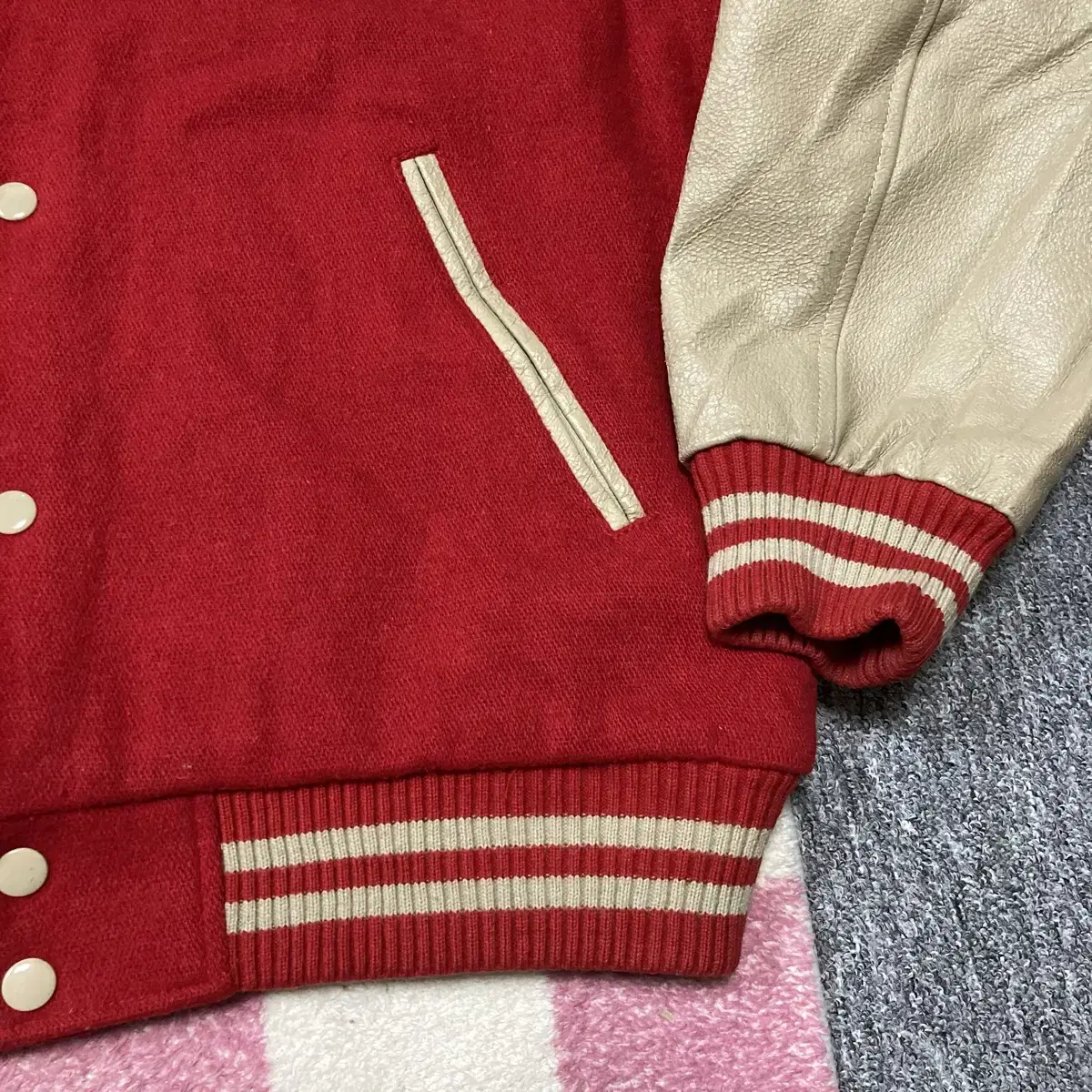 (빈티지) American club old varsity jacket