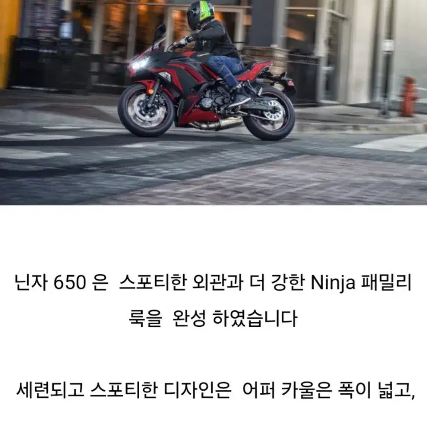 가와사키 닌자650 ABS(스페셜 에디션 임페리얼 레드  한정판)