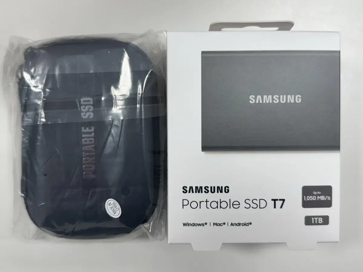 삼성 외장 SSD T7 1TB 그레이 새제품