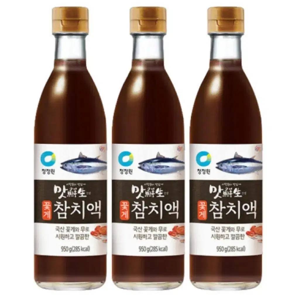 맛선생 꽃게 참치액 950g 3개