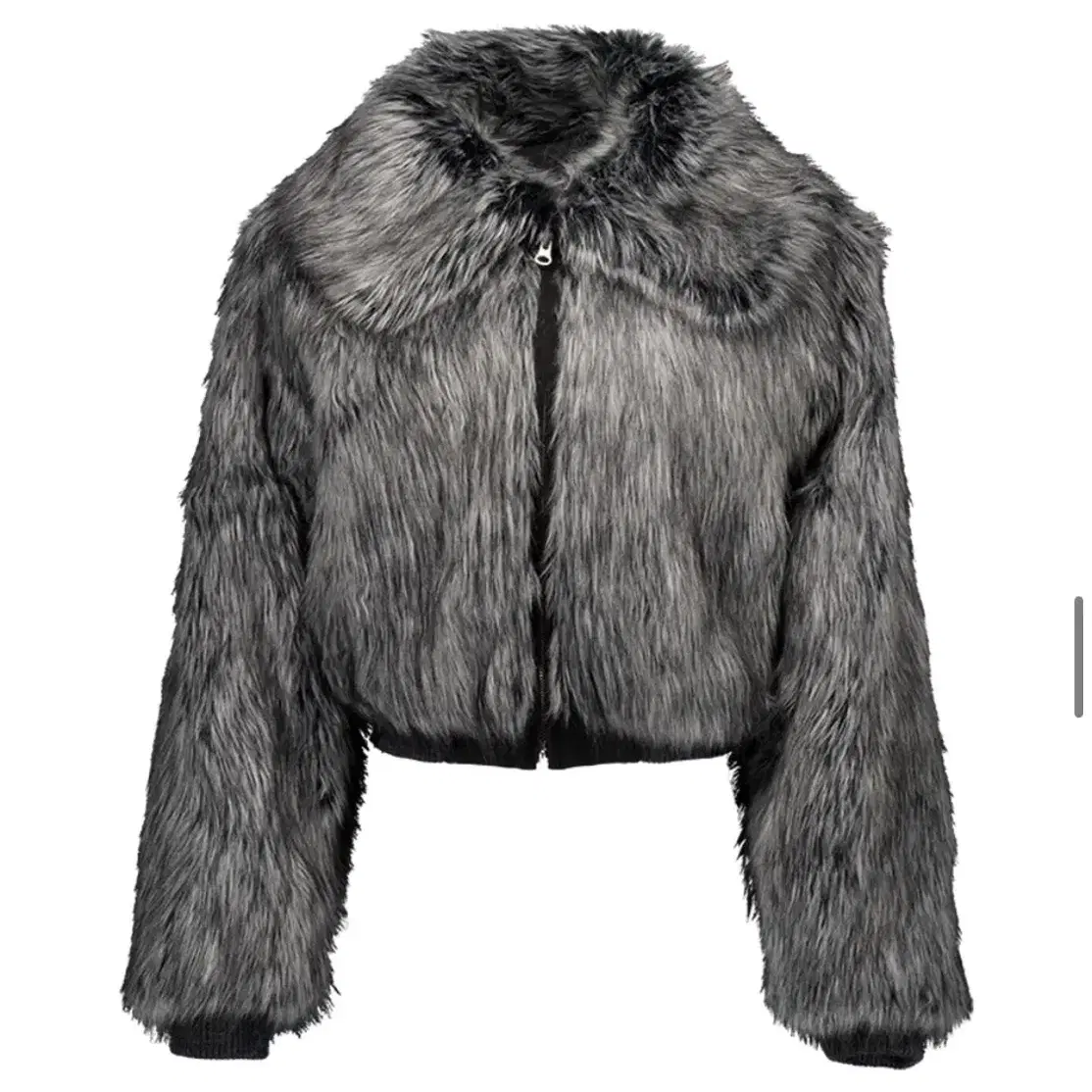 셋업이엑스이FUR SHORT JACKET / CHARCOAL