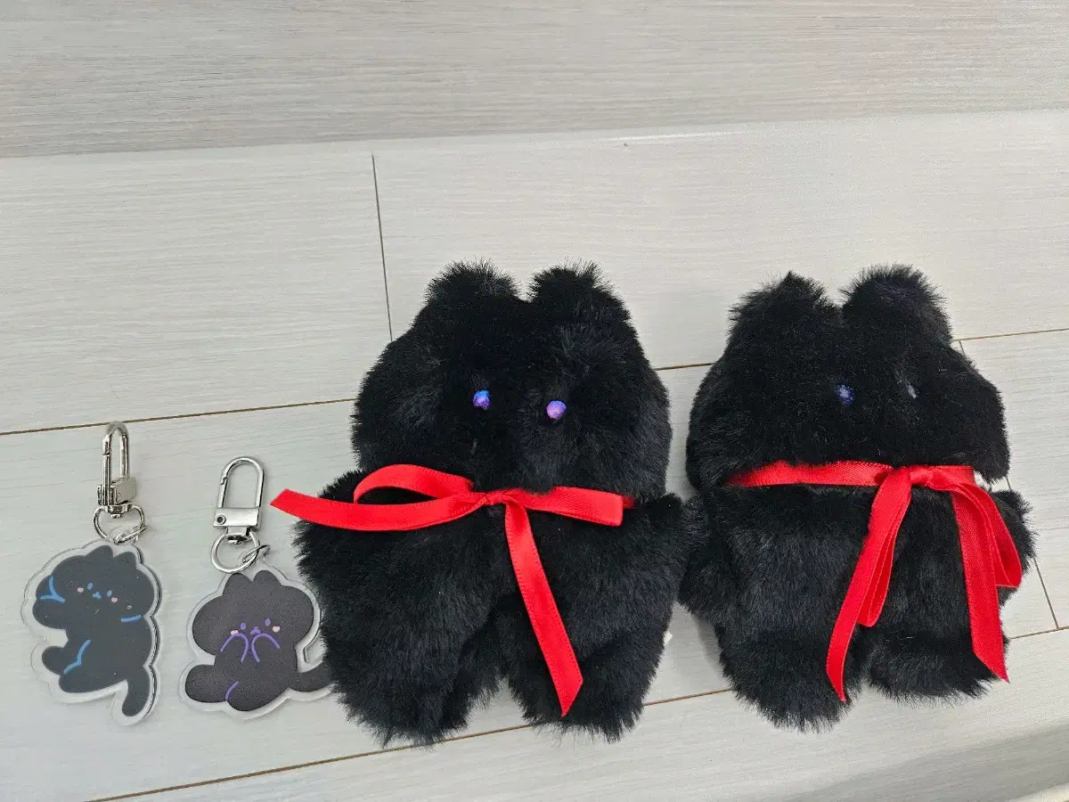 서일코/서일페 고양이 아크릴 키링+고양이 인형 키링