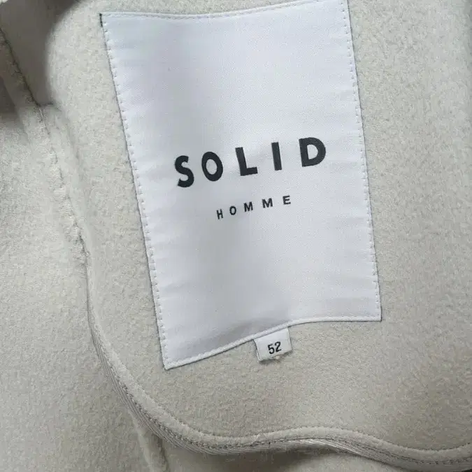 솔리드옴므(Solid Homme) 22fw 캐시미어블랜드 싱글코트