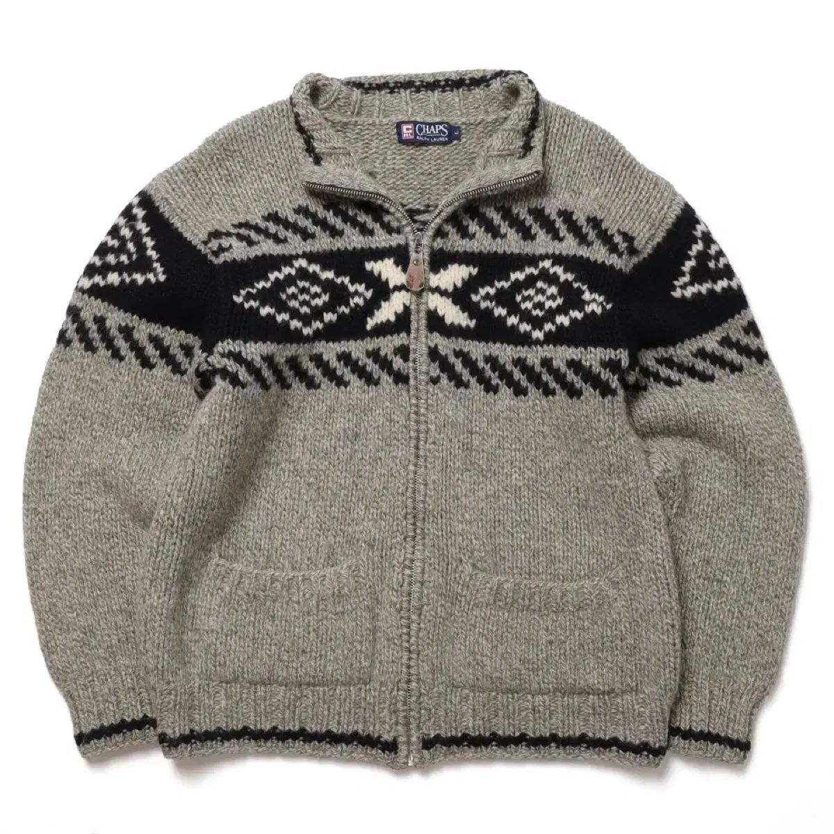 CHAPS Ralph Lauren Nordic Zip Up Sweater