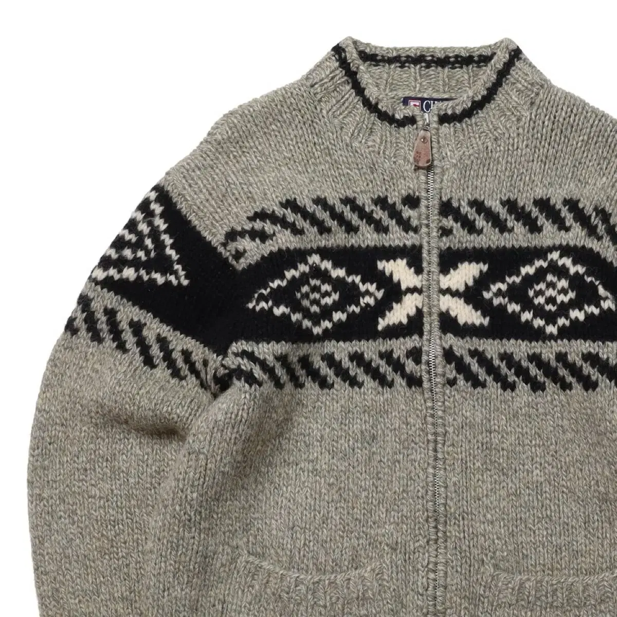 CHAPS Ralph Lauren Nordic Zip Up Sweater