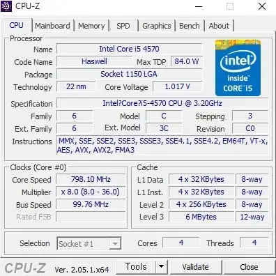 i5-4570 컴퓨터 본체 + 모니터