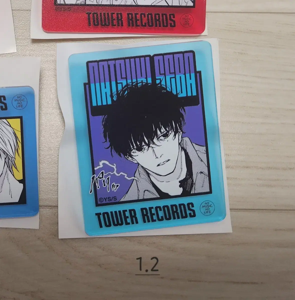 Sakamoto Dezu Natsuki tower record acrylic Badges sell WTS