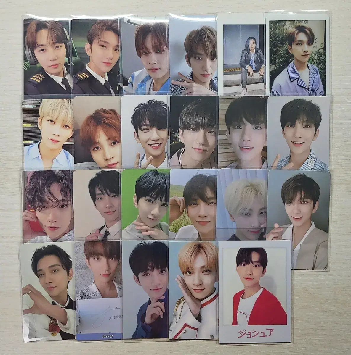 Seventeen joshua jeonghan Photo cards sell wts Concerts fanmeeting album Pre-order benefits