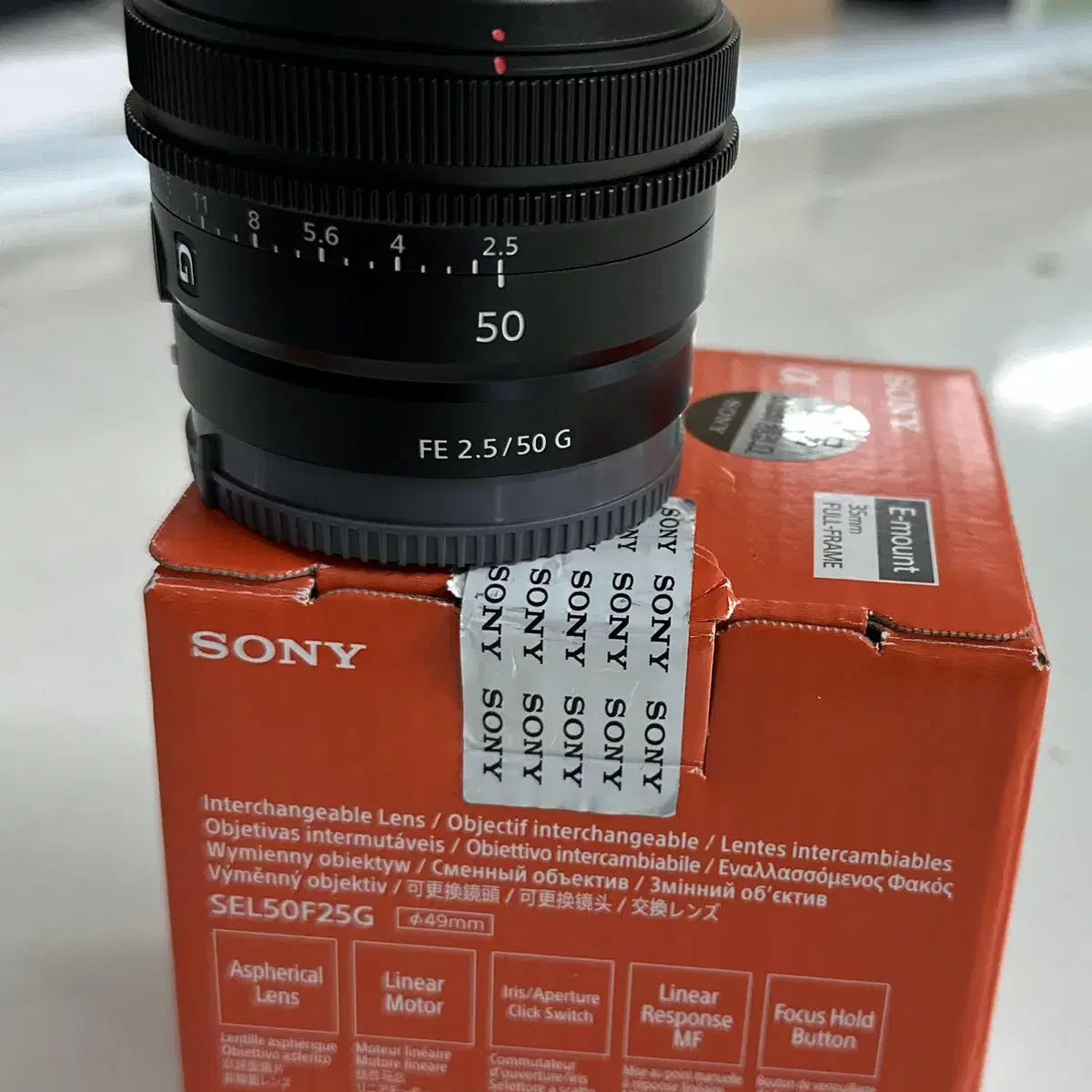 소니코리아정품 50mm f2.5g SEL50F25G AS 25년7월11일