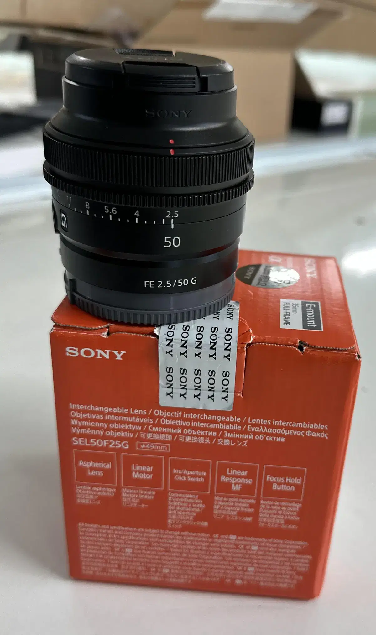 소니코리아정품 50mm f2.5g SEL50F25G AS 25년7월11일