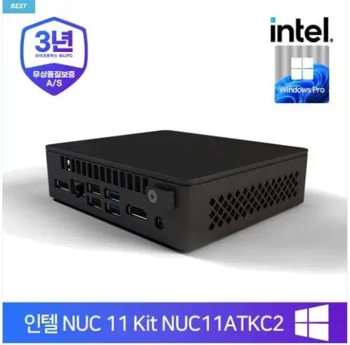 인텔 NUC11(NUC11ATKC2) 미니PC 판매합니다(내용)