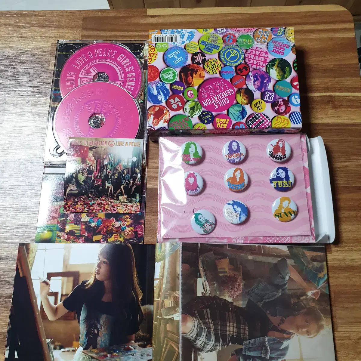 소녀시대 LOVE & Peace - CD & 블루레이 한정판 & 굿즈