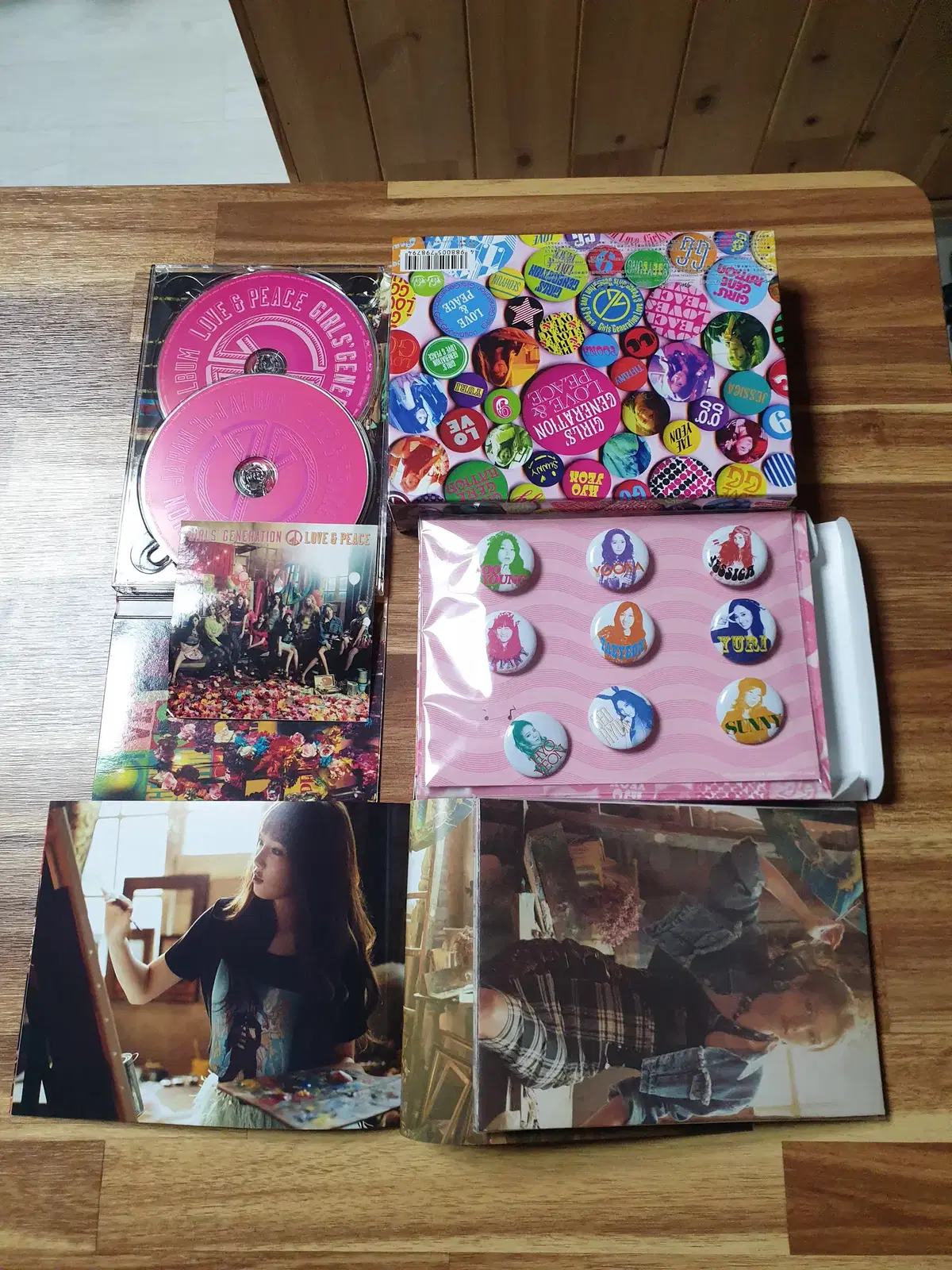 소녀시대 LOVE & Peace - CD & 블루레이 한정판 & 굿즈