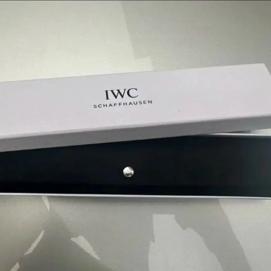 IWC 산토니 블루 엘리게이터 레더 스트랩