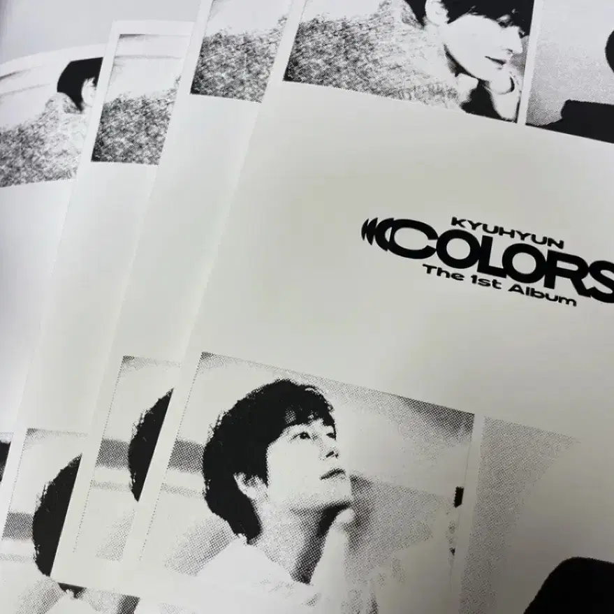 슈퍼주니어 규현 colors 포토북 버전 개봉 앨범