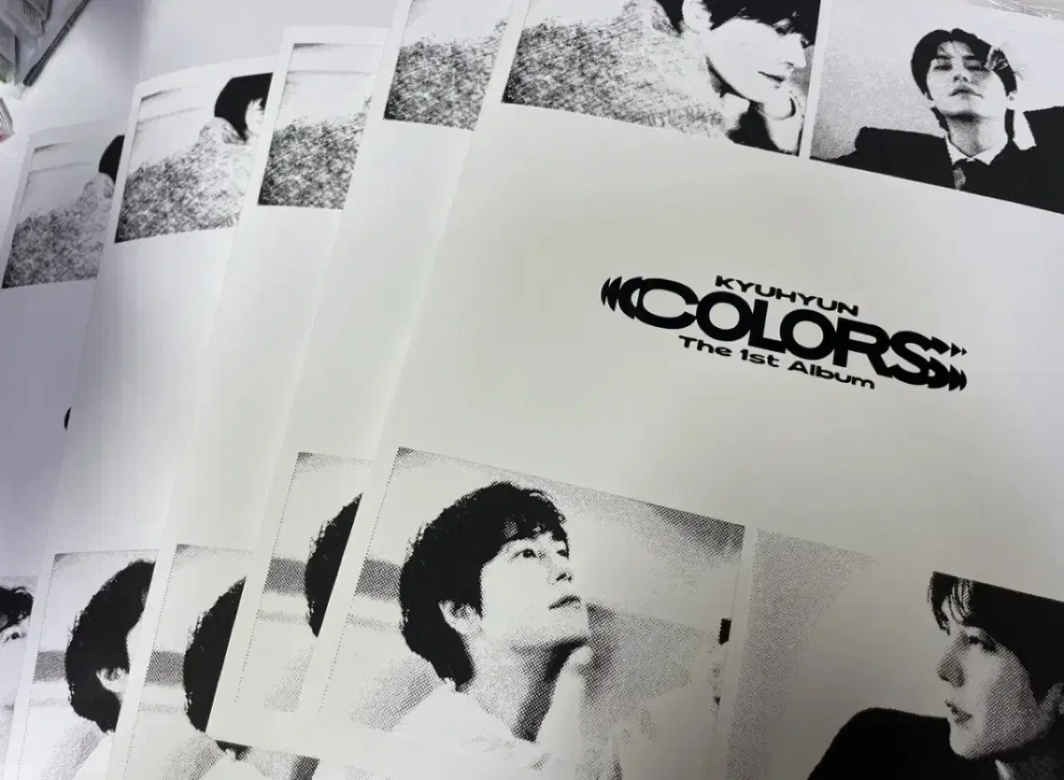 슈퍼주니어 규현 colors 포토북 버전 개봉 앨범