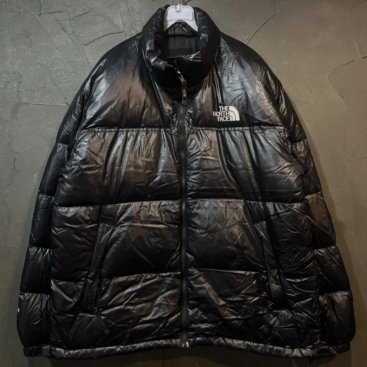 [XL] THE NORTH FACE 노스페이스 유광 블랙 눕시