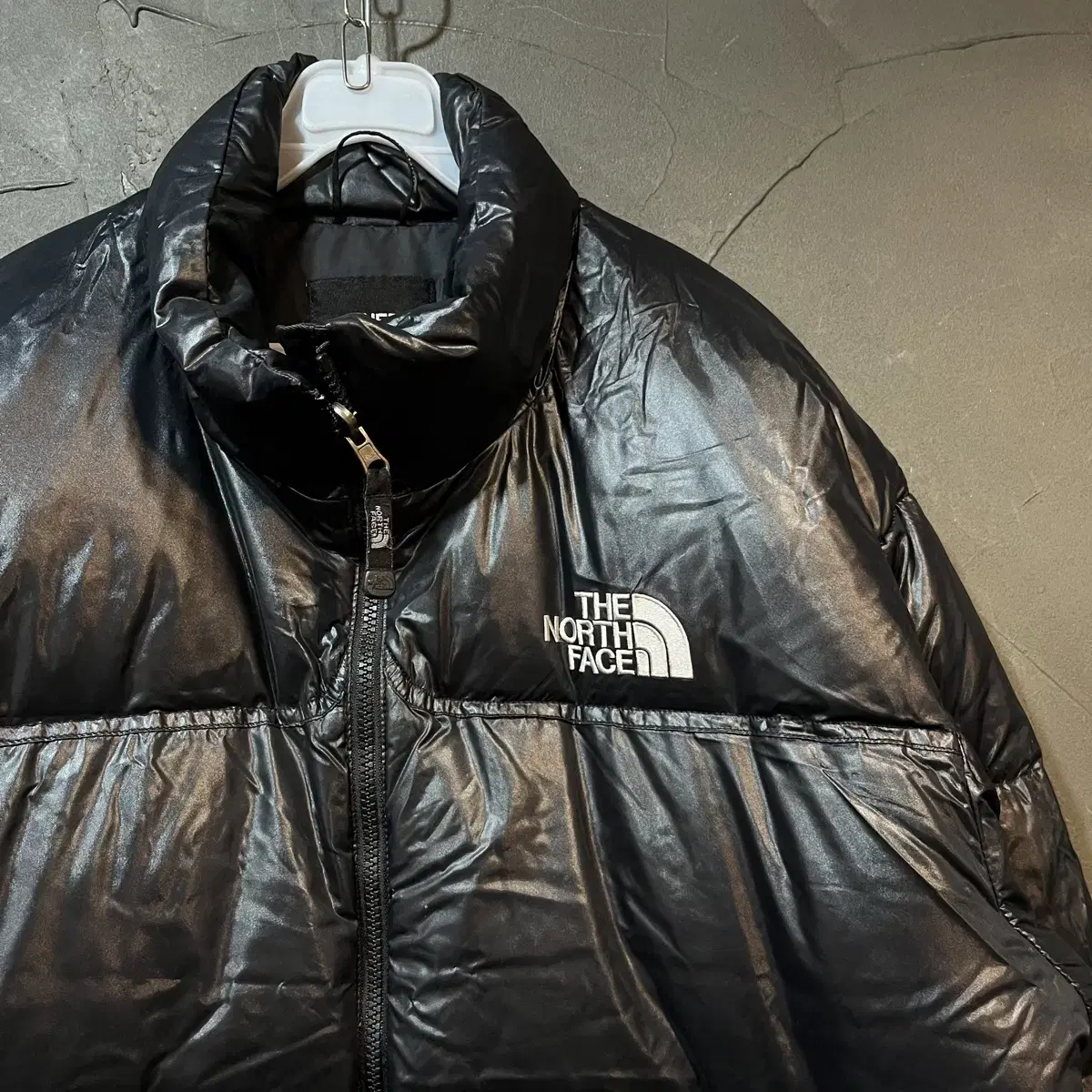 [XL] THE NORTH FACE 노스페이스 유광 블랙 눕시