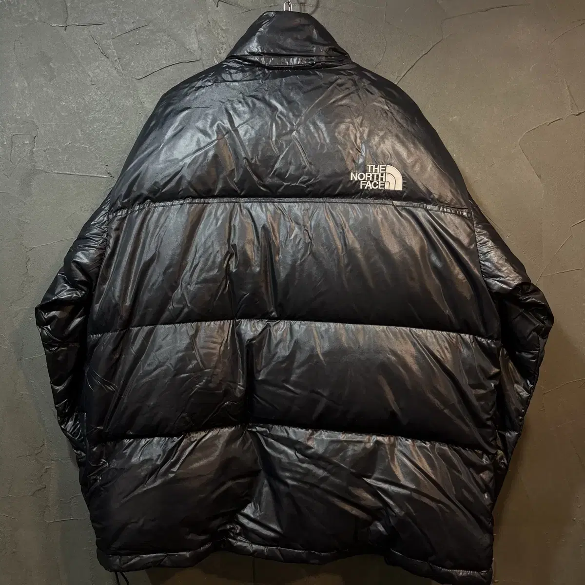 [XL] THE NORTH FACE 노스페이스 유광 블랙 눕시