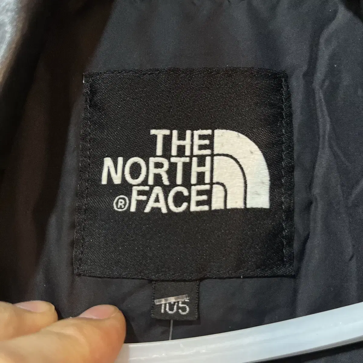 [XL] THE NORTH FACE 노스페이스 유광 블랙 눕시