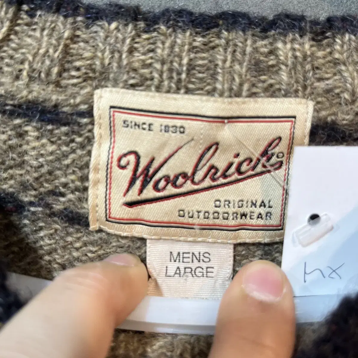 [L] WOOLRICH 울리치 울 스웨터