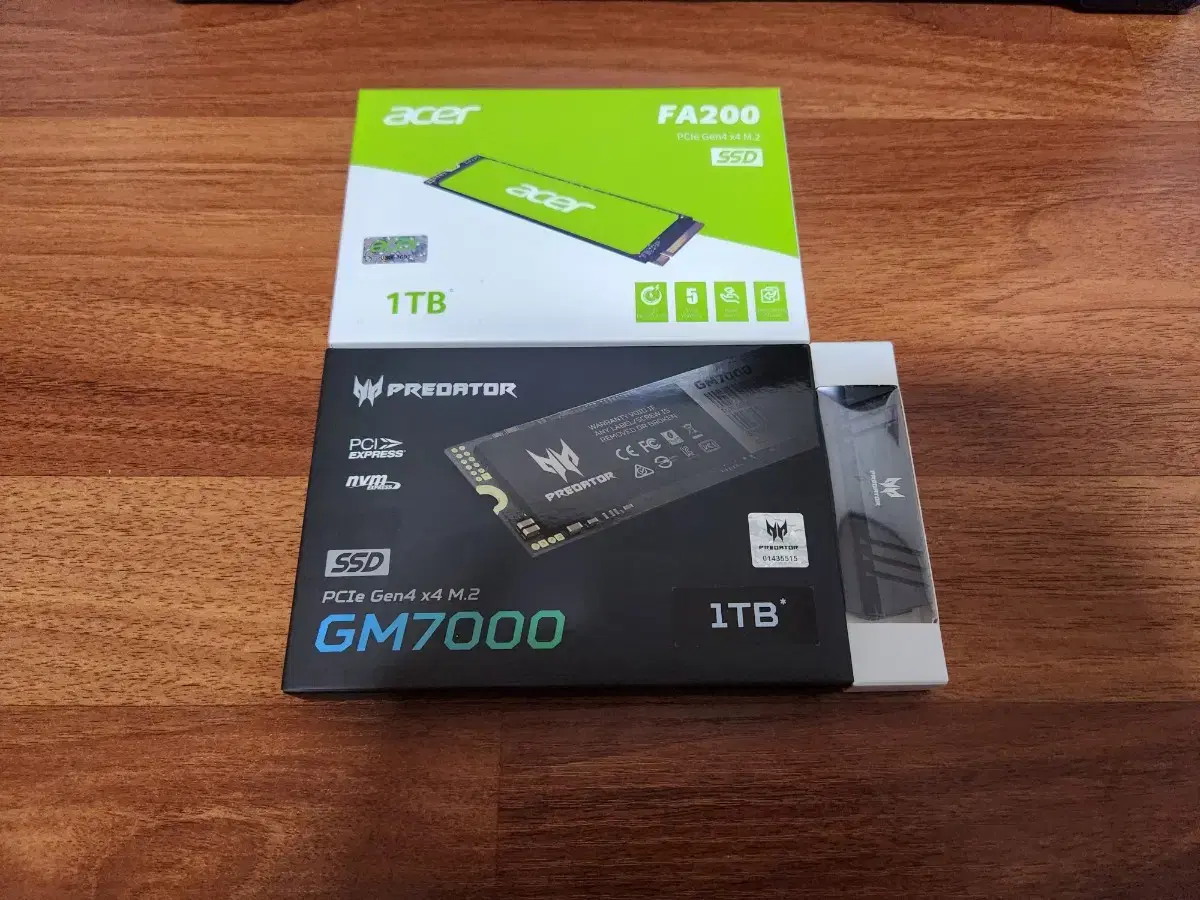 [미개봉] 에이서 NVME SSD 1TB 판매 합니다!