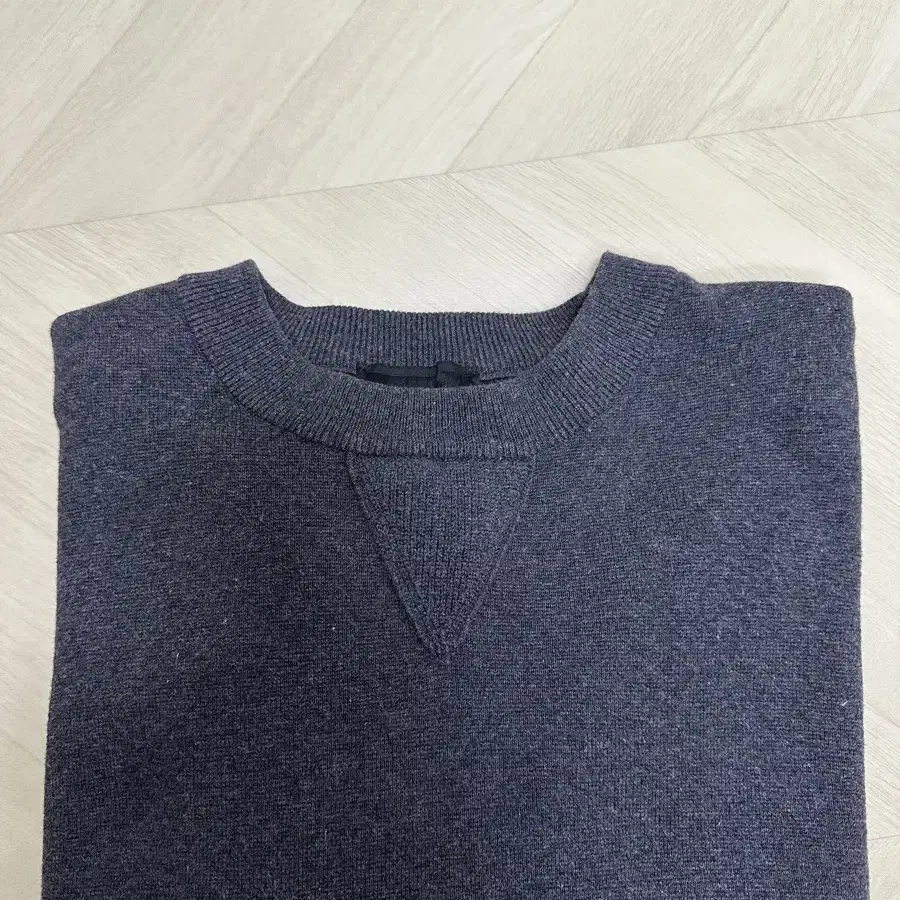 우마뭉 니트 Cotton cashmere tucked sleeve pul