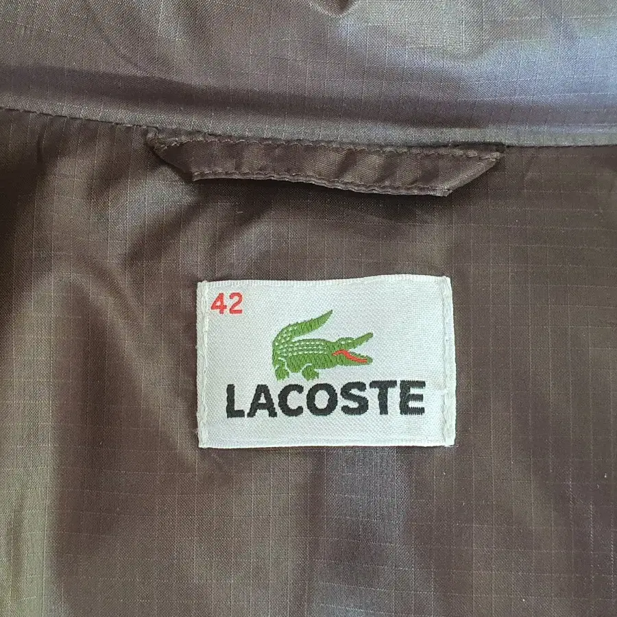 LACOSTE 라코스테 일본판 여성 오리털 후드 롱패딩