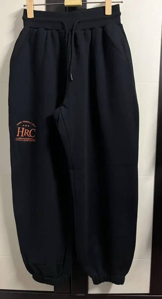 Head Wide Overfit Sweatpants Black Size M for sale