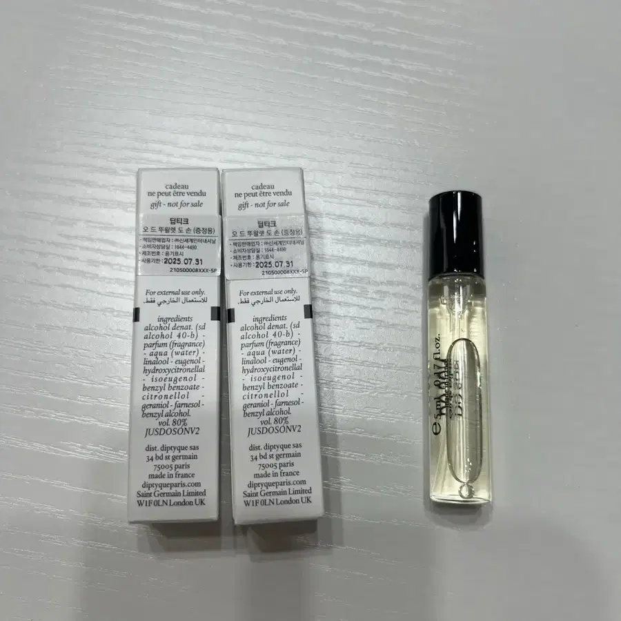 딥티크 DIPTYQUE 도손 Doson EDT 5ml 2개 휴대용사이즈