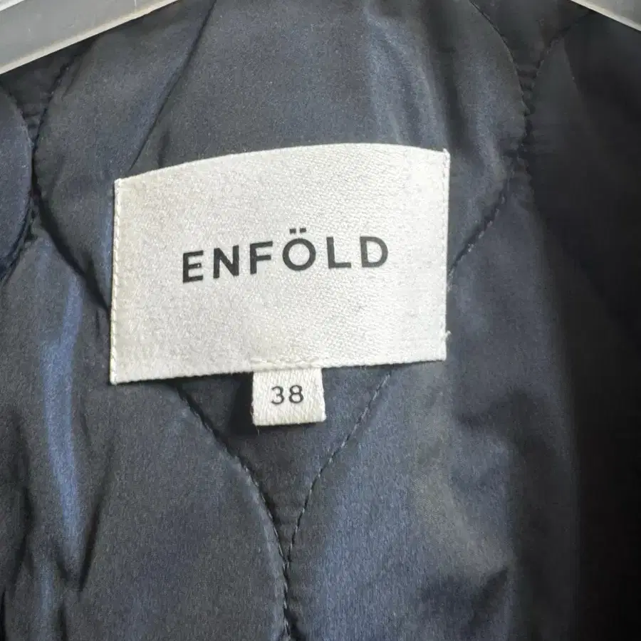 ENFOLD 엔폴드 퀼팅 롱코트