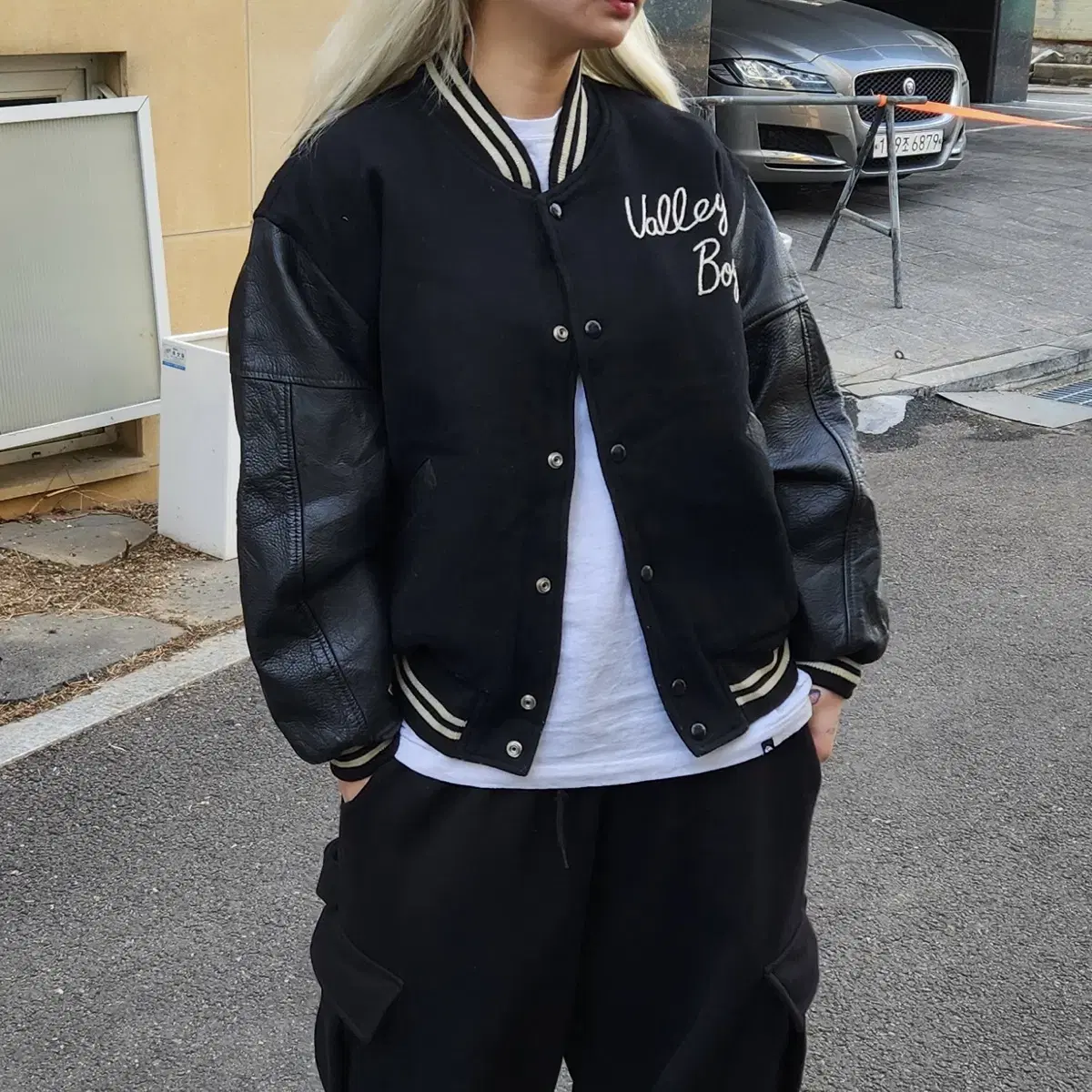 (빈티지)90s Hot Scoop Varsity Bomber Jack