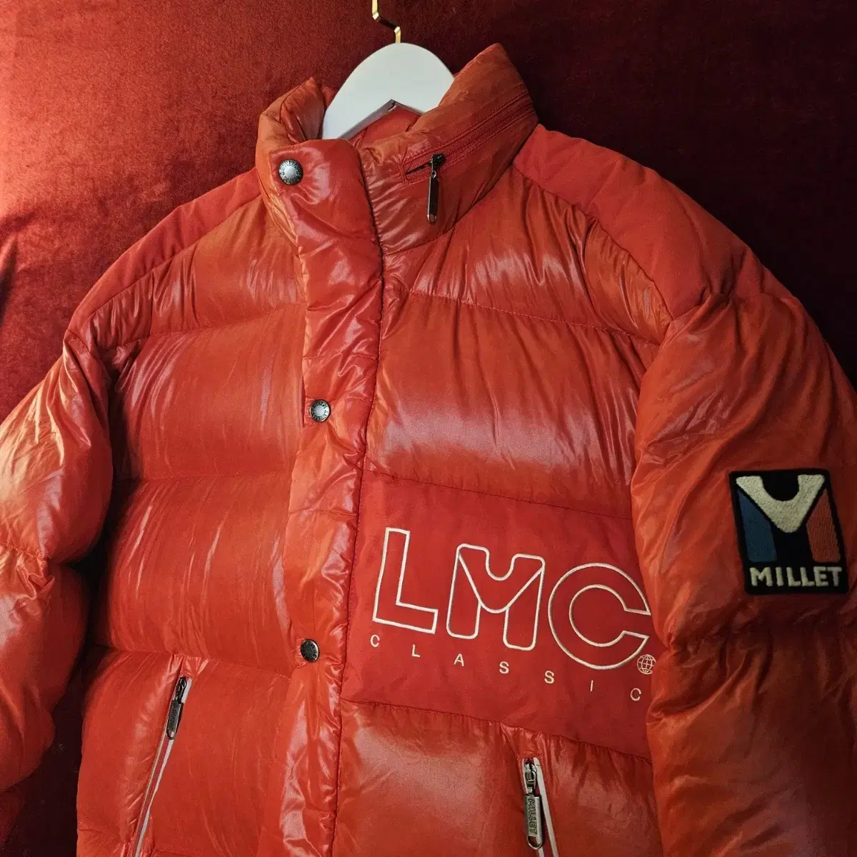 LMC x MILLET 레트로 구스 다운자켓  95size