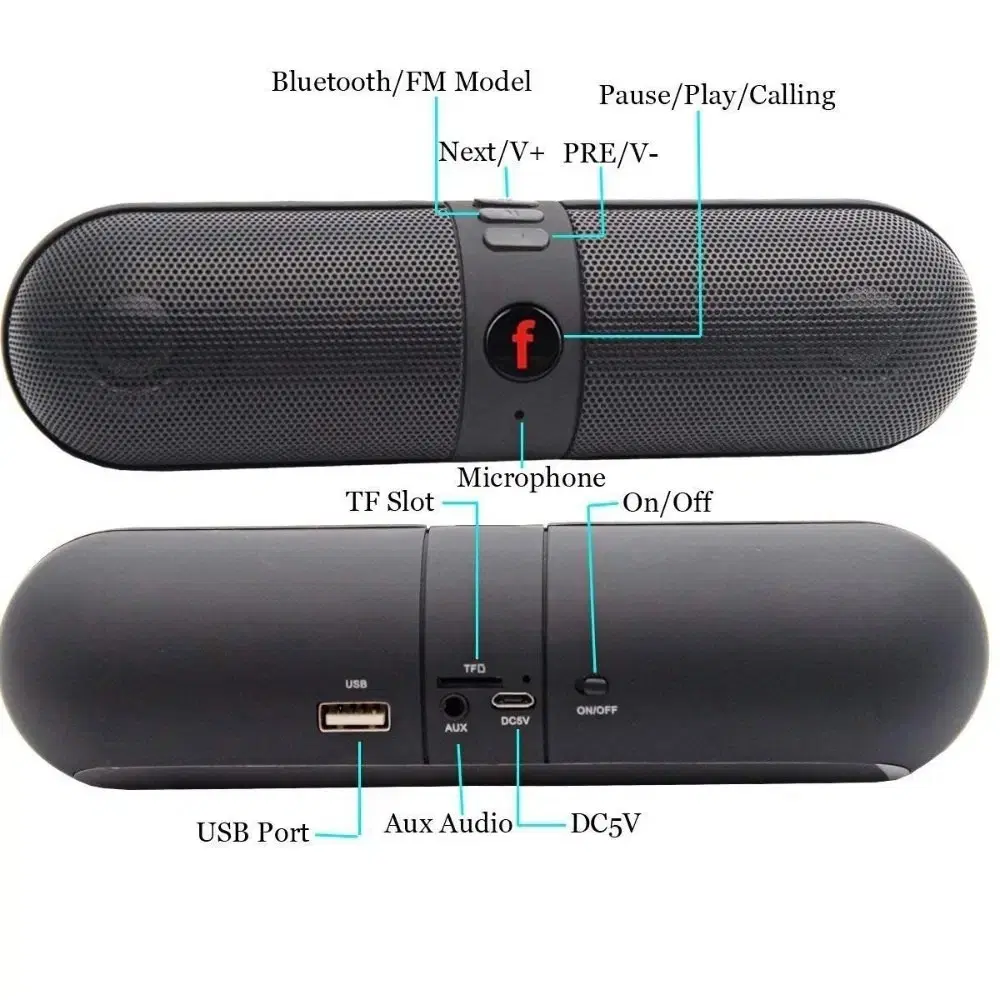 Bluetooth Speaker FIVESTAR Limited Edition Bloo