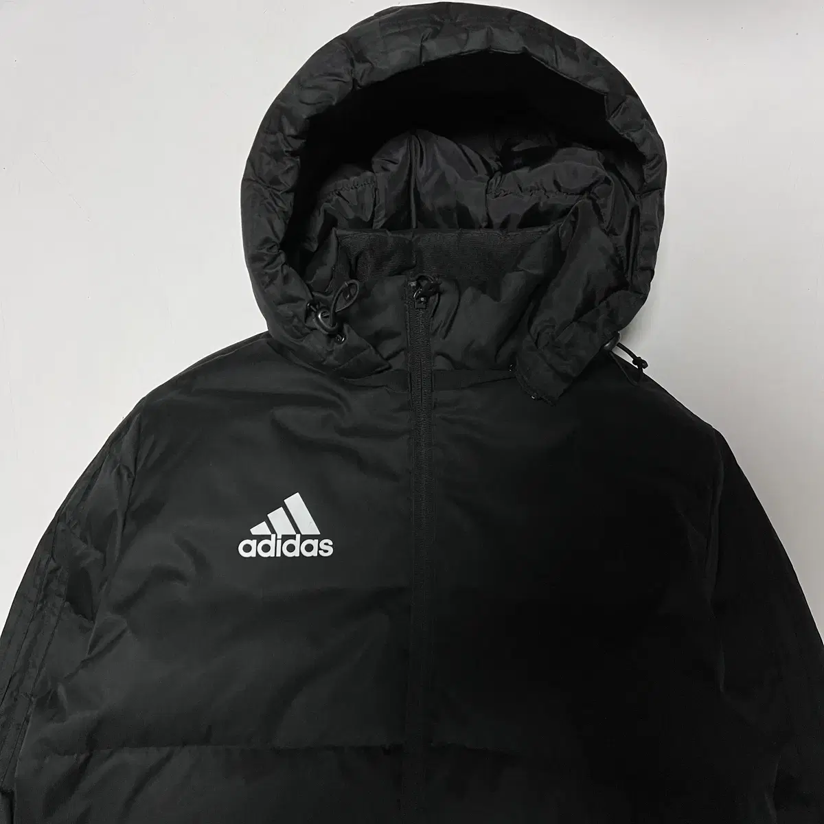 ADIDAS 아디다스 후드 롱패딩(M)