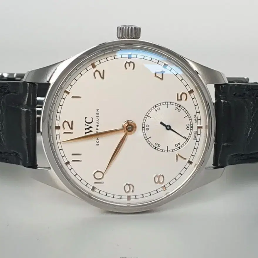 상태최상)IWC 포르투기즈 스몰세컨드 미듐뚜기 IW358303