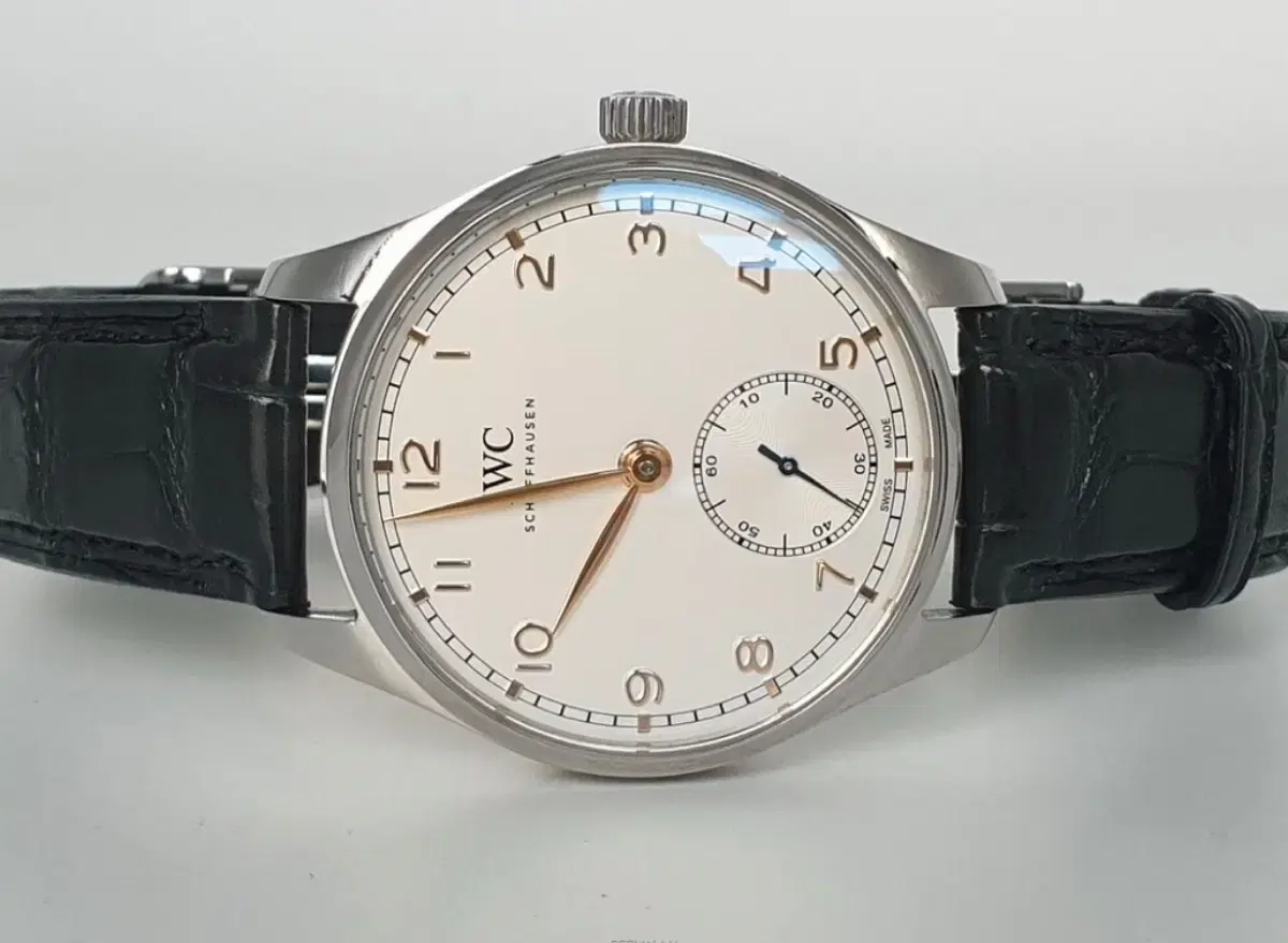 상태최상)IWC 포르투기즈 스몰세컨드 미듐뚜기 IW358303