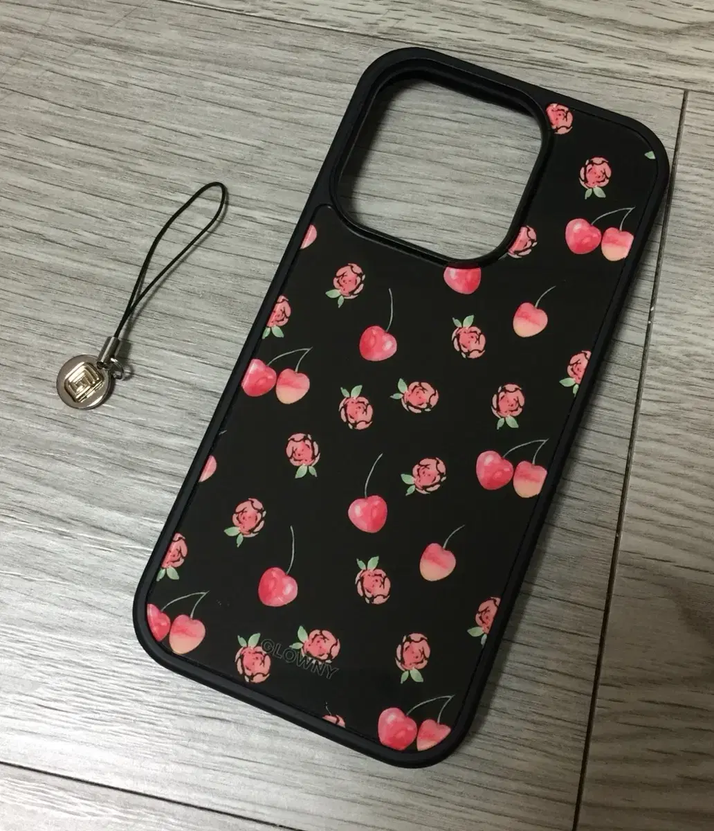 아이폰 15pro 글로니 케이스 BLACK CHERRY BUMPER CA