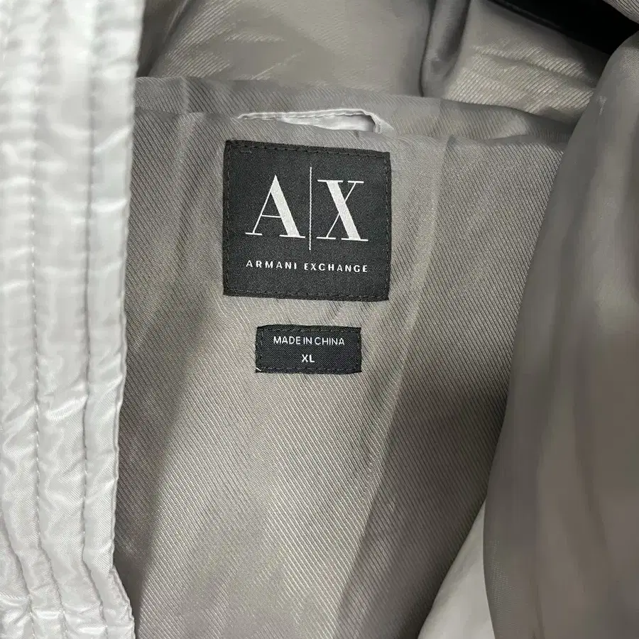 ARMANI 알마니 패딩베스트 XL 연그레이