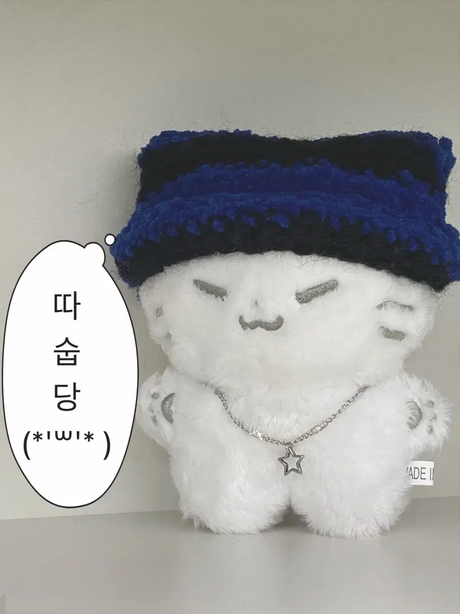 10cm 인형 고양이 모자 비니 팔아요!!