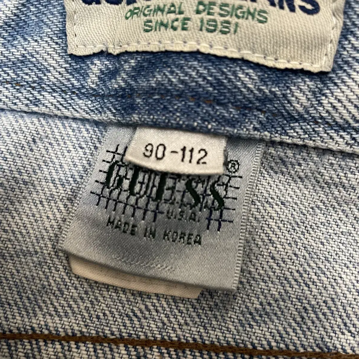 90s guess usa 게스 카펜터 와이드 데님 33