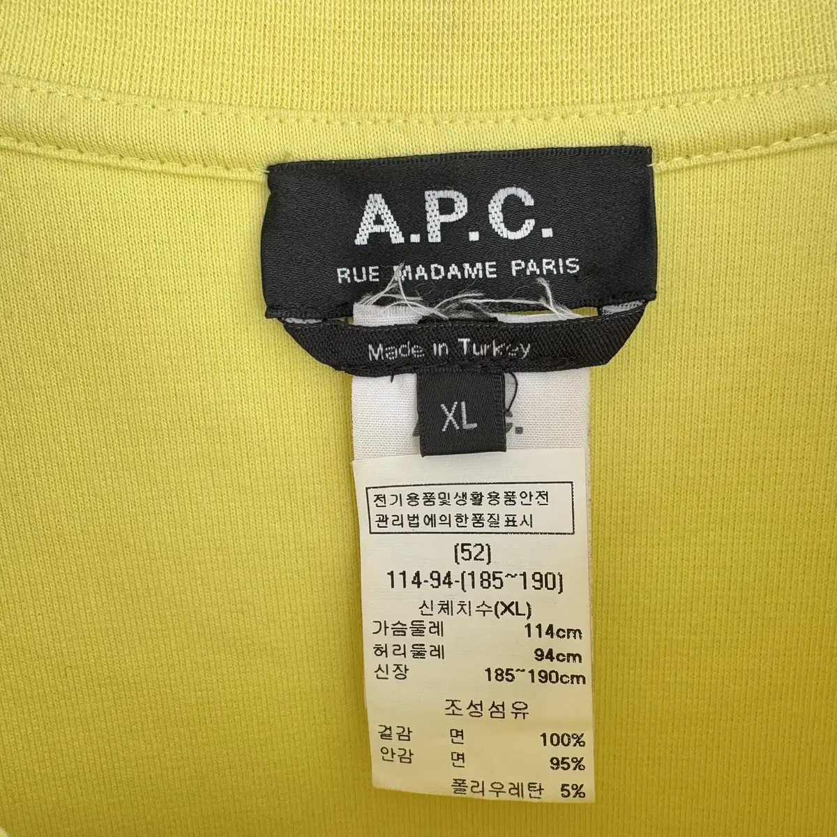 [L]A.P.C. NO FUN 네온 맨투맨 CK8541